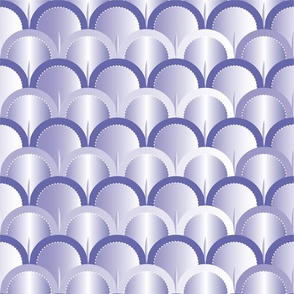 Very Peri Landscapes - Periwinkle - Geometric - Abstract - Arches - Rainbow - Minimalist - Monochromatic