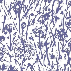 Inky Flowers- larger scale