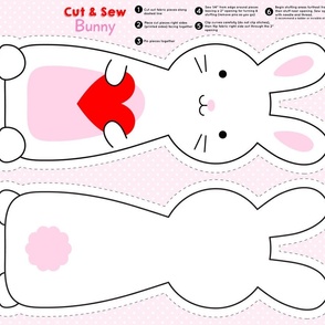 Cut and Sew Easter Bunny