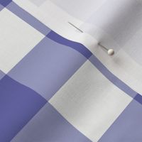 1.5" Veri Peri Gingham: Periwinkle Purple Medium Gingham Check, Buffalo Check, Buffalo Plaid