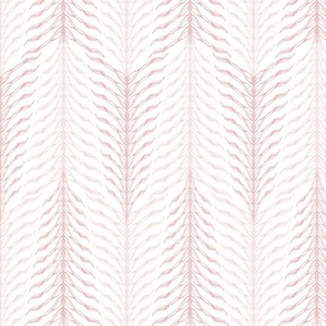 EMILY - silver fern chevron - pink