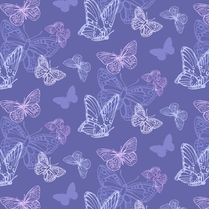 Butterflies - Very Peri