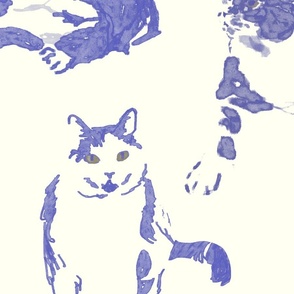 Portly Periwinkle Pussycats