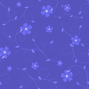 Periwinkle Flowers Vines-LG