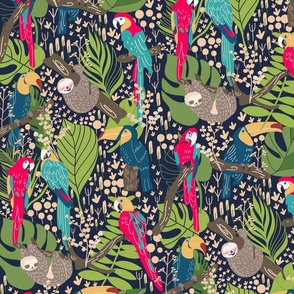 Tropical Forest-Hero pattern 