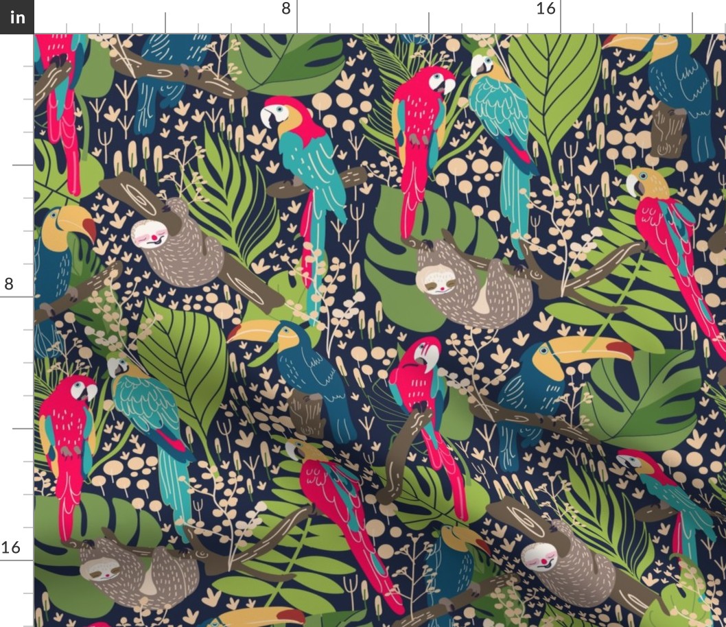 Tropical Forest-Hero pattern 