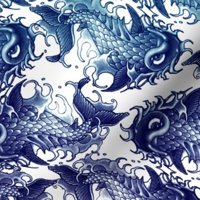 Blue Wave Koi