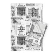 Classic Victorian Architecture Collage