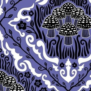 Mushroom Troop (12") - violet-blue