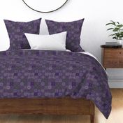 William Morris Quilt Design Purple Very Peri Smaller Scale