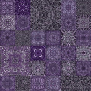 William Morris Quilt Design Purple Very Peri