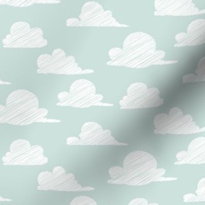 Small scale • Clouds  - green background