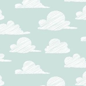 Small scale • Clouds  - green background