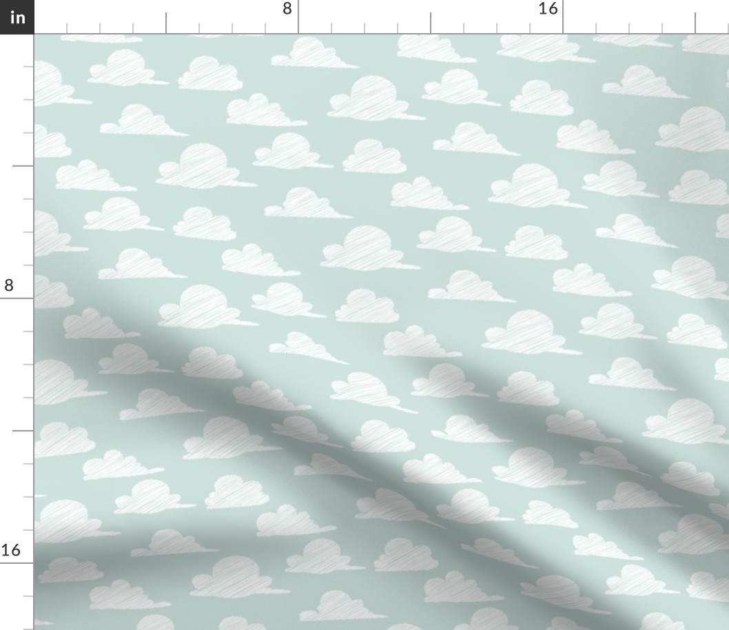 Small scale • Clouds  - green background