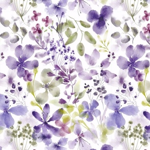 flower space in violet