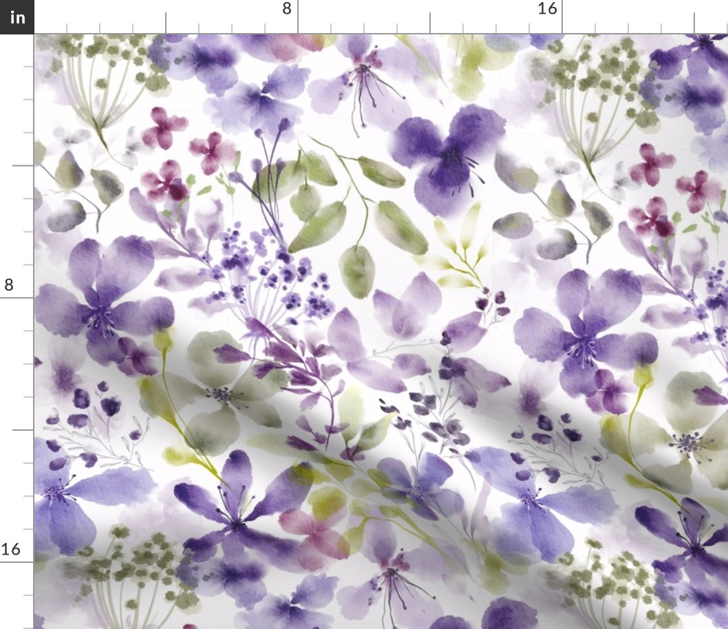 flower space in violet