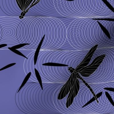 The twilight dance of the dragonflies