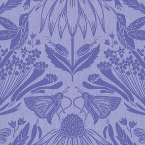 The Pollinators- Periwinkle Monochromatic- Medium