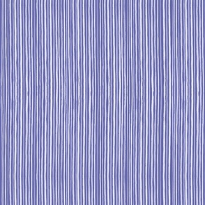 Handpainted Periwinkle stripes - dark (Large Scale)