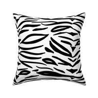 Zebra Stripes - Classic Black and White - Large Scale