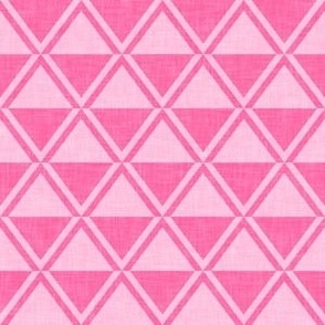 hot pink triangle geometric coordinate - LAD22