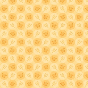 Harps & Pitchforks Checkerboard - Yellow