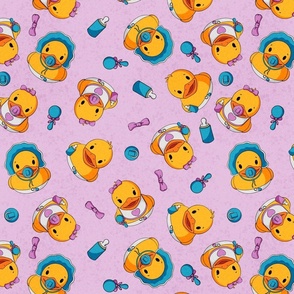 Baby Rubber Duck Scatter - Pink