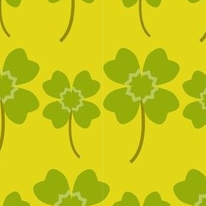 Four leaf clover / yellow