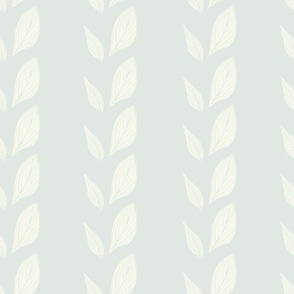 Leaf Stripe in Ice - 12 in 