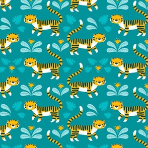 tiger teal