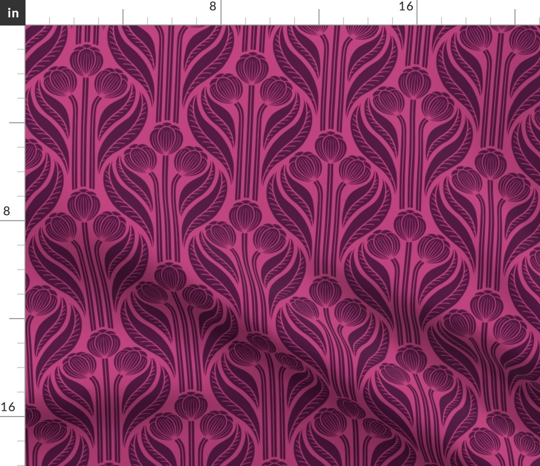 Fleur Elegant Floral | Regular Scale | Plum Pink