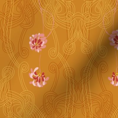 Alfons Mucha would love this pattern – honey - small