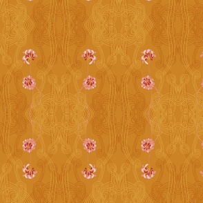 Alfons Mucha would love this pattern – honey - small