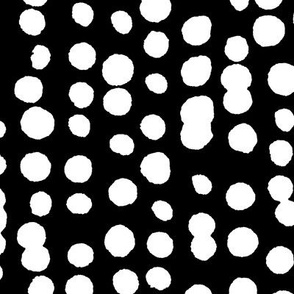Dotted Lines Black White 