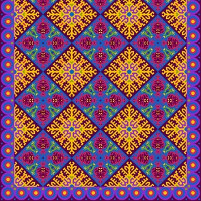 Color Tile Quilt panel