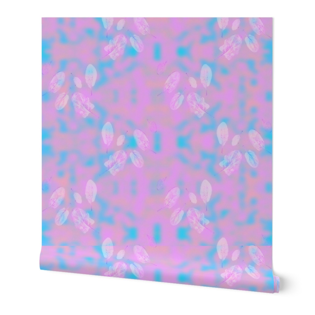 24" LARGE Groovy Pink Watery Background