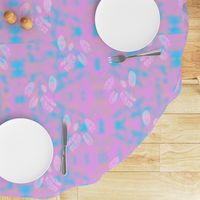 24" LARGE Groovy Pink Watery Background