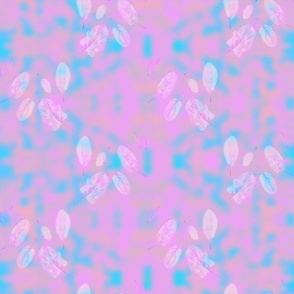 24" LARGE Groovy Pink Watery Background