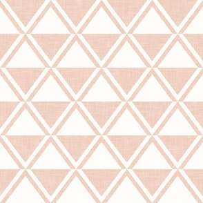 Bodhi geometric diamonds - blush & off white - LAD22