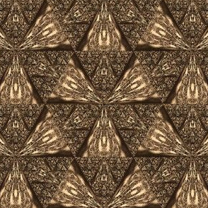 Dark Brown Sierpinski Triangle © Gingezel™ 2012