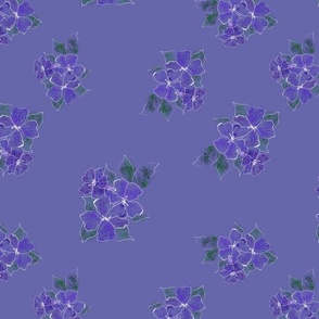 Very Peri Purple Floral