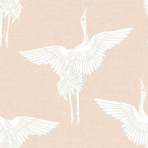 White Cranes Cream 2_Iveta Abolina