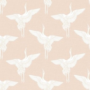 White Cranes Cream 2 Small_Iveta Abolina
