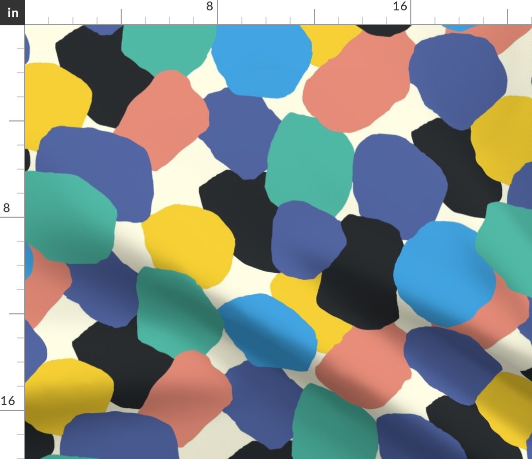 Color spots irregular geometrics from surfacepatterndesignsonline