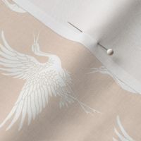 White Cranes Cream Small_Iveta Abolina