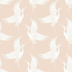 White Cranes Cream Small_Iveta Abolina