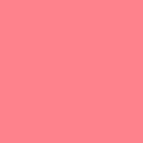 Blush Pink solid colour #FE828C 