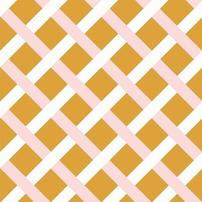 Trellis | Jumbo Yellow + Pink