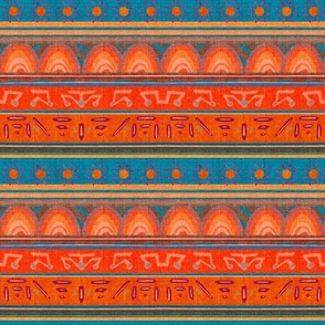 Boho Serape Orange