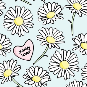 Modern daisy aesthetic with 90s vibes for daisy lovers